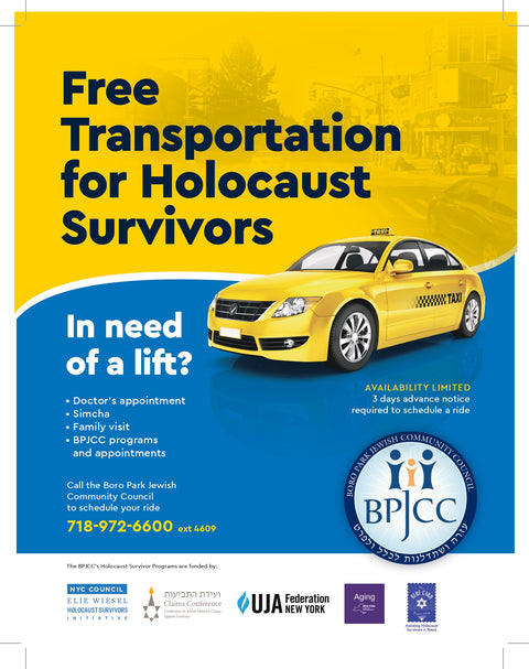 Free Transportation for Holocaust Survivors