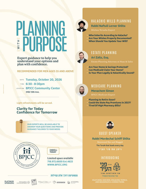 2026 Planning With Purpose  55+ Seminar