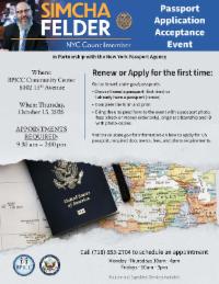 Passport Application Event in Partnership With Councilman Felder