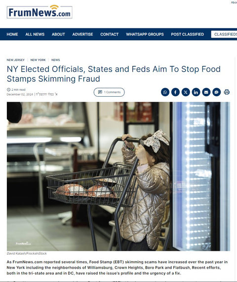 NY Elected Officials, States and Feds Aim to Stop Food Stamps Skimming Fraud