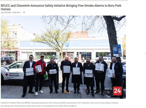 BPJCC and Chaveirim Announce Safety Initiative Bringing Free Smoke Alarms to Boro Park Homes